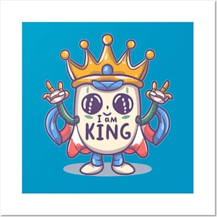 I am king Posters and Art